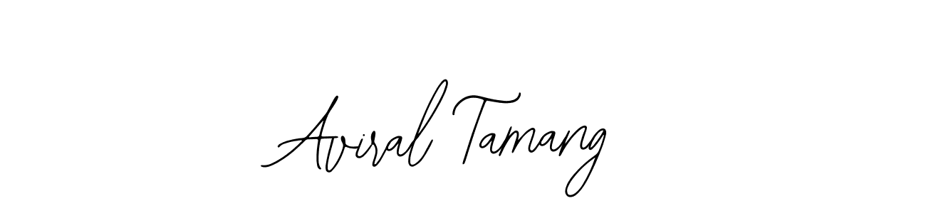 Also we have Aviral Tamang name is the best signature style. Create professional handwritten signature collection using Bearetta-2O07w autograph style. Aviral Tamang signature style 12 images and pictures png