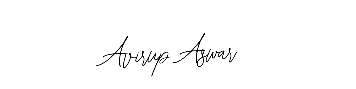 How to make Avirup Aswar name signature. Use Bearetta-2O07w style for creating short signs online. This is the latest handwritten sign. Avirup Aswar signature style 12 images and pictures png