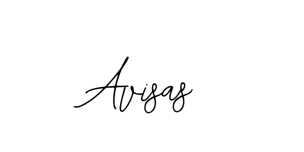 How to make Avisas name signature. Use Bearetta-2O07w style for creating short signs online. This is the latest handwritten sign. Avisas signature style 12 images and pictures png