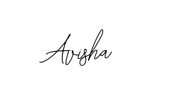 Use a signature maker to create a handwritten signature online. With this signature software, you can design (Bearetta-2O07w) your own signature for name Avisha. Avisha signature style 12 images and pictures png