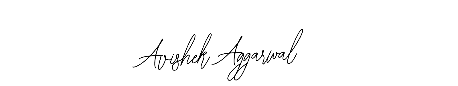 How to make Avishek Aggarwal name signature. Use Bearetta-2O07w style for creating short signs online. This is the latest handwritten sign. Avishek Aggarwal signature style 12 images and pictures png