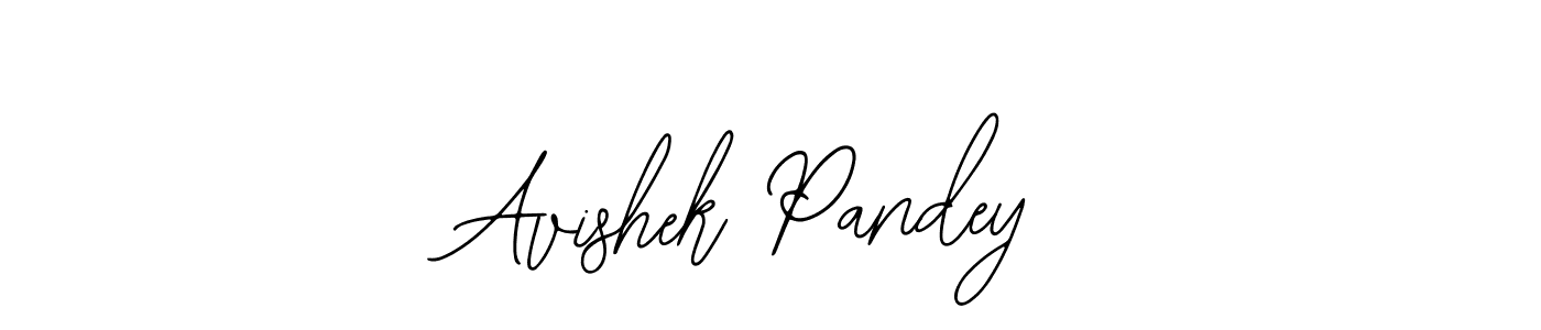 How to make Avishek Pandey name signature. Use Bearetta-2O07w style for creating short signs online. This is the latest handwritten sign. Avishek Pandey signature style 12 images and pictures png