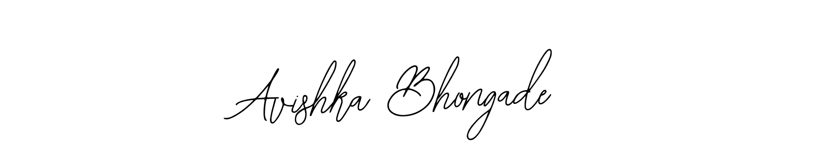 You can use this online signature creator to create a handwritten signature for the name Avishka Bhongade. This is the best online autograph maker. Avishka Bhongade signature style 12 images and pictures png