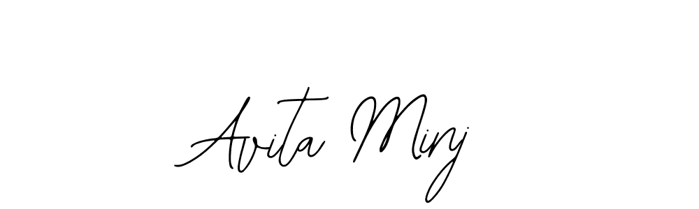 Make a beautiful signature design for name Avita Minj. With this signature (Bearetta-2O07w) style, you can create a handwritten signature for free. Avita Minj signature style 12 images and pictures png