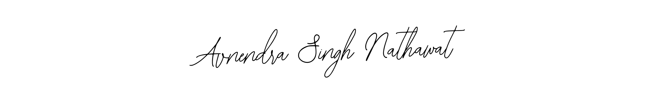Create a beautiful signature design for name Avnendra Singh Nathawat. With this signature (Bearetta-2O07w) fonts, you can make a handwritten signature for free. Avnendra Singh Nathawat signature style 12 images and pictures png
