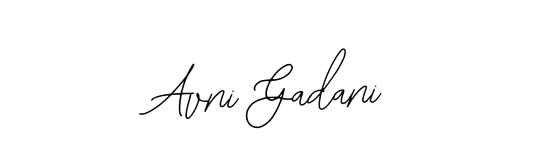 Avni Gadani stylish signature style. Best Handwritten Sign (Bearetta-2O07w) for my name. Handwritten Signature Collection Ideas for my name Avni Gadani. Avni Gadani signature style 12 images and pictures png