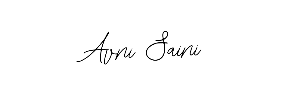 Avni Saini stylish signature style. Best Handwritten Sign (Bearetta-2O07w) for my name. Handwritten Signature Collection Ideas for my name Avni Saini. Avni Saini signature style 12 images and pictures png