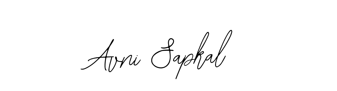 Create a beautiful signature design for name Avni Sapkal. With this signature (Bearetta-2O07w) fonts, you can make a handwritten signature for free. Avni Sapkal signature style 12 images and pictures png