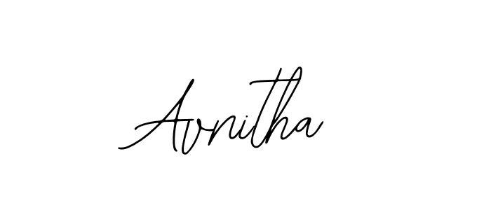 How to make Avnitha name signature. Use Bearetta-2O07w style for creating short signs online. This is the latest handwritten sign. Avnitha signature style 12 images and pictures png