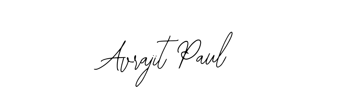 You should practise on your own different ways (Bearetta-2O07w) to write your name (Avrajit Paul) in signature. don't let someone else do it for you. Avrajit Paul signature style 12 images and pictures png