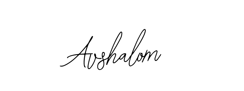 Design your own signature with our free online signature maker. With this signature software, you can create a handwritten (Bearetta-2O07w) signature for name Avshalom. Avshalom signature style 12 images and pictures png