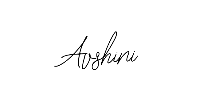 How to make Avshini signature? Bearetta-2O07w is a professional autograph style. Create handwritten signature for Avshini name. Avshini signature style 12 images and pictures png