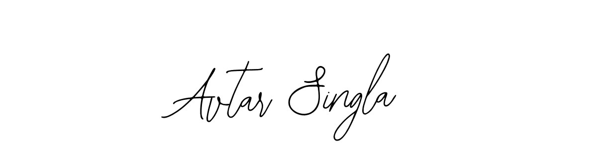 Use a signature maker to create a handwritten signature online. With this signature software, you can design (Bearetta-2O07w) your own signature for name Avtar Singla. Avtar Singla signature style 12 images and pictures png