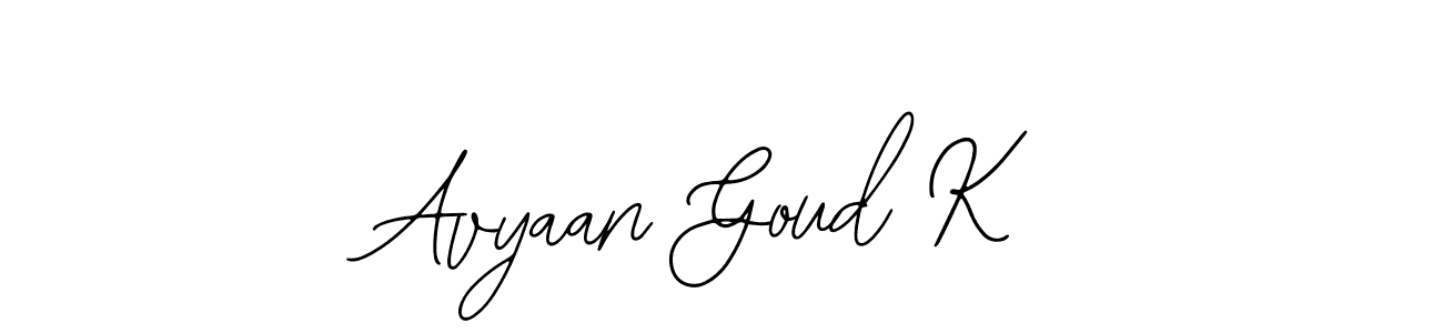 if you are searching for the best signature style for your name Avyaan Goud K. so please give up your signature search. here we have designed multiple signature styles  using Bearetta-2O07w. Avyaan Goud K signature style 12 images and pictures png