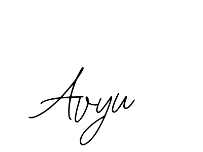 How to make Avyu name signature. Use Bearetta-2O07w style for creating short signs online. This is the latest handwritten sign. Avyu signature style 12 images and pictures png