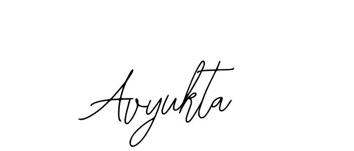 How to make Avyukta name signature. Use Bearetta-2O07w style for creating short signs online. This is the latest handwritten sign. Avyukta signature style 12 images and pictures png