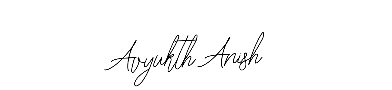 Also we have Avyukth Anish name is the best signature style. Create professional handwritten signature collection using Bearetta-2O07w autograph style. Avyukth Anish signature style 12 images and pictures png