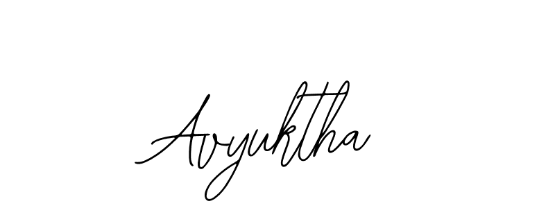 Design your own signature with our free online signature maker. With this signature software, you can create a handwritten (Bearetta-2O07w) signature for name Avyuktha. Avyuktha signature style 12 images and pictures png