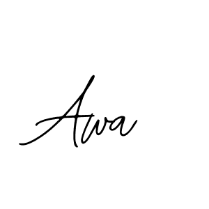 Awa stylish signature style. Best Handwritten Sign (Bearetta-2O07w) for my name. Handwritten Signature Collection Ideas for my name Awa. Awa signature style 12 images and pictures png