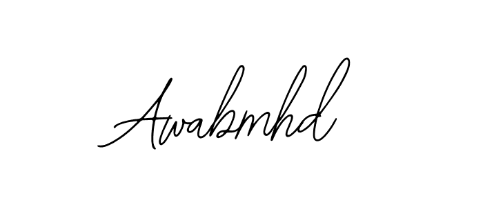 Create a beautiful signature design for name Awabmhd. With this signature (Bearetta-2O07w) fonts, you can make a handwritten signature for free. Awabmhd signature style 12 images and pictures png
