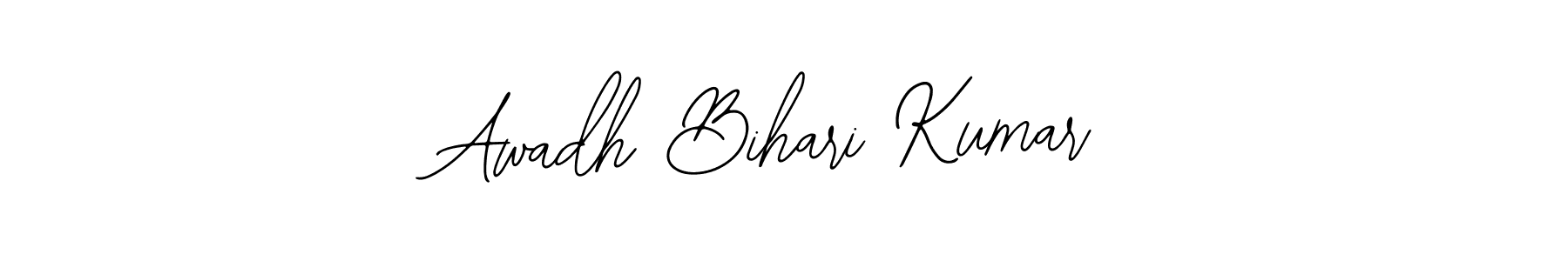Also we have Awadh Bihari Kumar name is the best signature style. Create professional handwritten signature collection using Bearetta-2O07w autograph style. Awadh Bihari Kumar signature style 12 images and pictures png