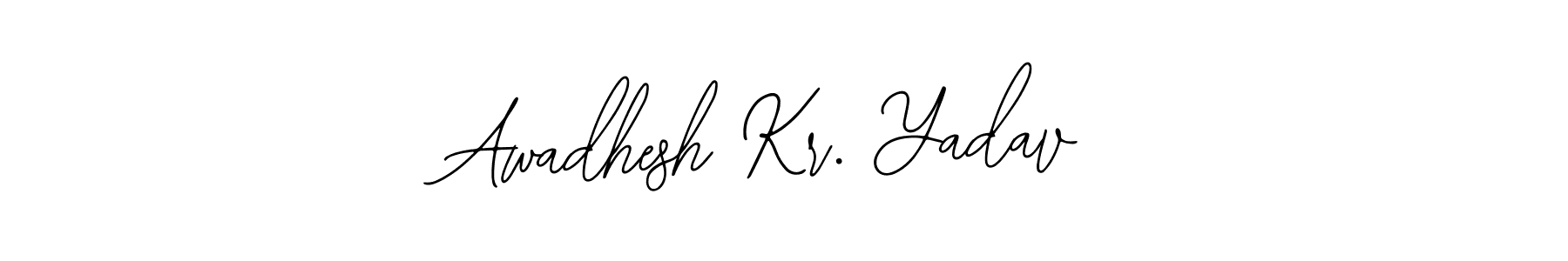 How to Draw Awadhesh Kr. Yadav signature style? Bearetta-2O07w is a latest design signature styles for name Awadhesh Kr. Yadav. Awadhesh Kr. Yadav signature style 12 images and pictures png