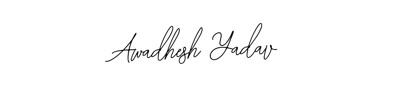 You should practise on your own different ways (Bearetta-2O07w) to write your name (Awadhesh Yadav) in signature. don't let someone else do it for you. Awadhesh Yadav signature style 12 images and pictures png