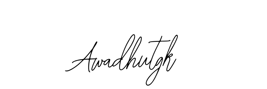 Design your own signature with our free online signature maker. With this signature software, you can create a handwritten (Bearetta-2O07w) signature for name Awadhutgk. Awadhutgk signature style 12 images and pictures png