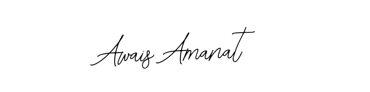 Use a signature maker to create a handwritten signature online. With this signature software, you can design (Bearetta-2O07w) your own signature for name Awais Amanat. Awais Amanat signature style 12 images and pictures png