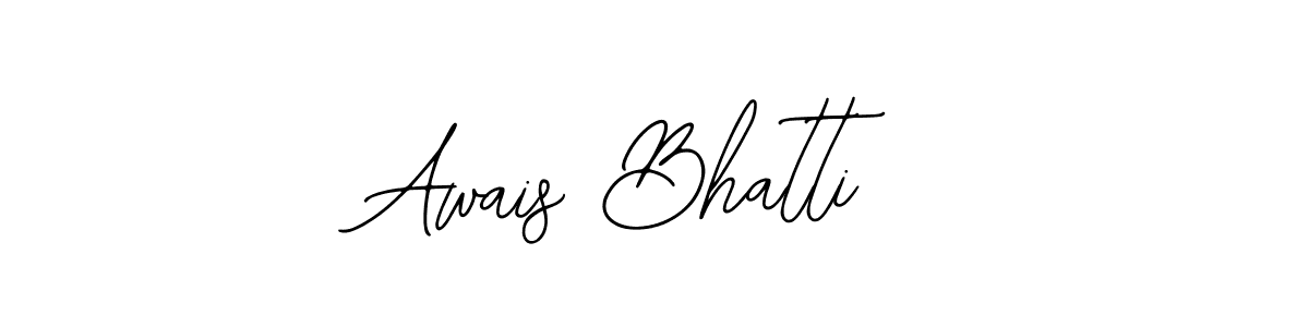 How to make Awais Bhatti name signature. Use Bearetta-2O07w style for creating short signs online. This is the latest handwritten sign. Awais Bhatti signature style 12 images and pictures png