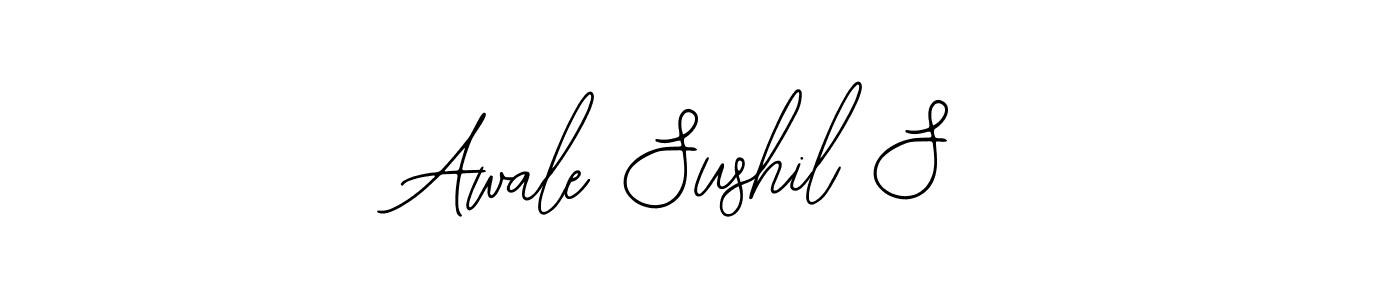 if you are searching for the best signature style for your name Awale Sushil S. so please give up your signature search. here we have designed multiple signature styles  using Bearetta-2O07w. Awale Sushil S signature style 12 images and pictures png