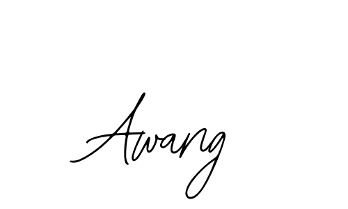 Awang stylish signature style. Best Handwritten Sign (Bearetta-2O07w) for my name. Handwritten Signature Collection Ideas for my name Awang. Awang signature style 12 images and pictures png