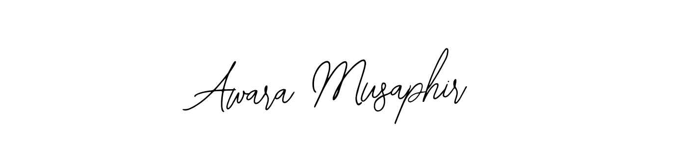 Use a signature maker to create a handwritten signature online. With this signature software, you can design (Bearetta-2O07w) your own signature for name Awara Musaphir. Awara Musaphir signature style 12 images and pictures png