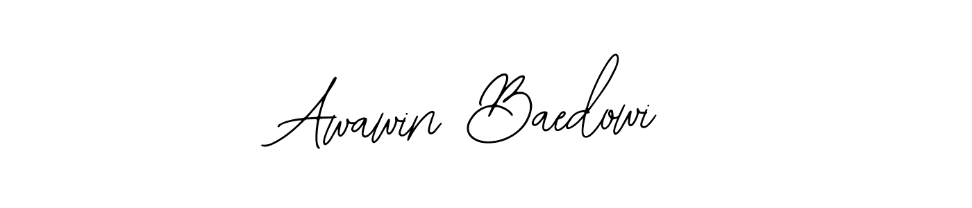 How to Draw Awawin Baedowi signature style? Bearetta-2O07w is a latest design signature styles for name Awawin Baedowi. Awawin Baedowi signature style 12 images and pictures png