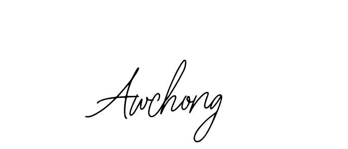 Make a beautiful signature design for name Awchong. Use this online signature maker to create a handwritten signature for free. Awchong signature style 12 images and pictures png
