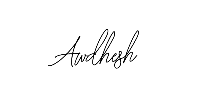 Design your own signature with our free online signature maker. With this signature software, you can create a handwritten (Bearetta-2O07w) signature for name Awdhesh. Awdhesh signature style 12 images and pictures png