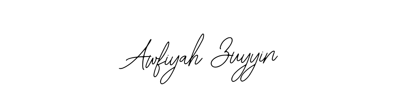This is the best signature style for the Awfiyah Zuyyin name. Also you like these signature font (Bearetta-2O07w). Mix name signature. Awfiyah Zuyyin signature style 12 images and pictures png
