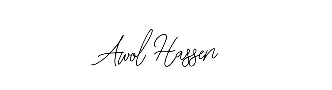 Make a beautiful signature design for name Awol Hassen. Use this online signature maker to create a handwritten signature for free. Awol Hassen signature style 12 images and pictures png