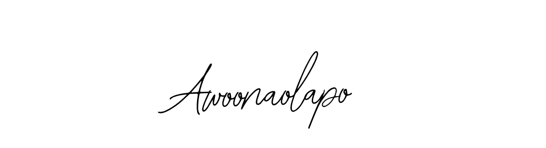 Use a signature maker to create a handwritten signature online. With this signature software, you can design (Bearetta-2O07w) your own signature for name Awoonaolapo. Awoonaolapo signature style 12 images and pictures png