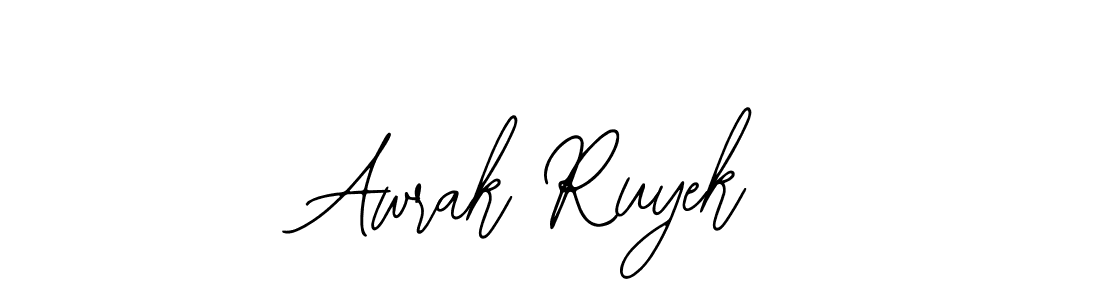 You can use this online signature creator to create a handwritten signature for the name Awrak Ruyek. This is the best online autograph maker. Awrak Ruyek signature style 12 images and pictures png