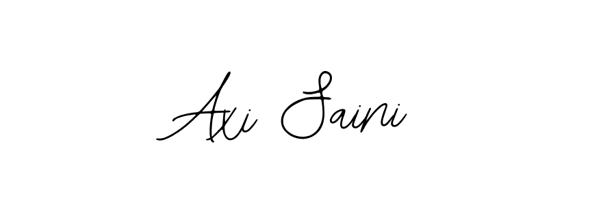 Create a beautiful signature design for name Axi Saini. With this signature (Bearetta-2O07w) fonts, you can make a handwritten signature for free. Axi Saini signature style 12 images and pictures png