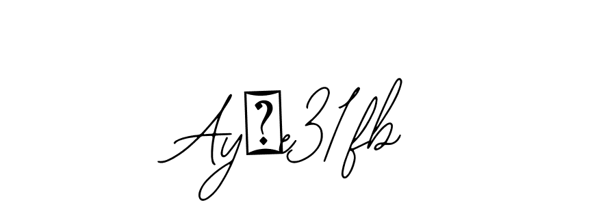 if you are searching for the best signature style for your name Ayşe31fb. so please give up your signature search. here we have designed multiple signature styles  using Bearetta-2O07w. Ayşe31fb signature style 12 images and pictures png