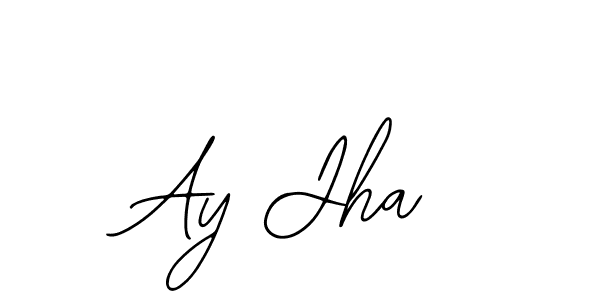 Create a beautiful signature design for name Ay Jha. With this signature (Bearetta-2O07w) fonts, you can make a handwritten signature for free. Ay Jha signature style 12 images and pictures png