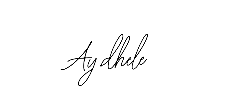 Ay.dhele stylish signature style. Best Handwritten Sign (Bearetta-2O07w) for my name. Handwritten Signature Collection Ideas for my name Ay.dhele. Ay.dhele signature style 12 images and pictures png