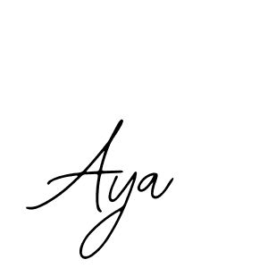 Make a beautiful signature design for name Aya. With this signature (Bearetta-2O07w) style, you can create a handwritten signature for free. Aya signature style 12 images and pictures png
