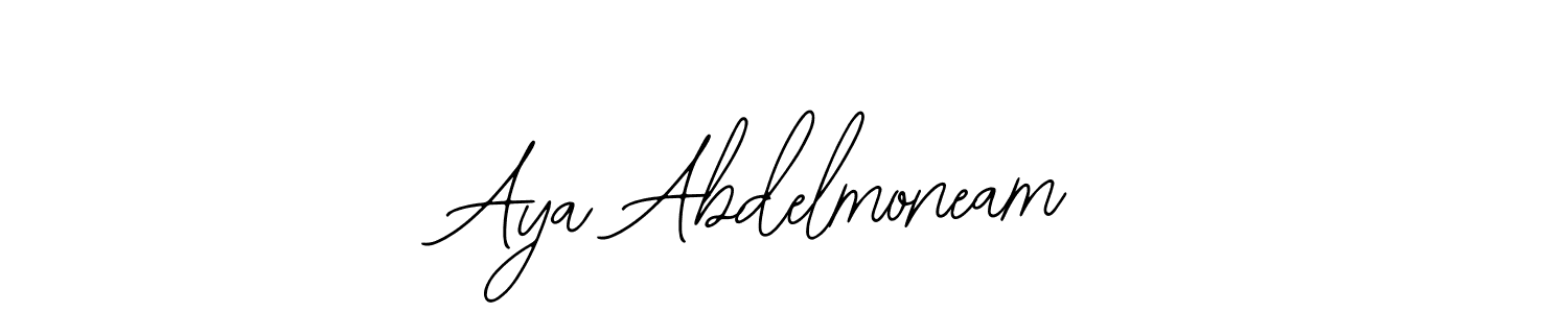 Best and Professional Signature Style for Aya Abdelmoneam. Bearetta-2O07w Best Signature Style Collection. Aya Abdelmoneam signature style 12 images and pictures png