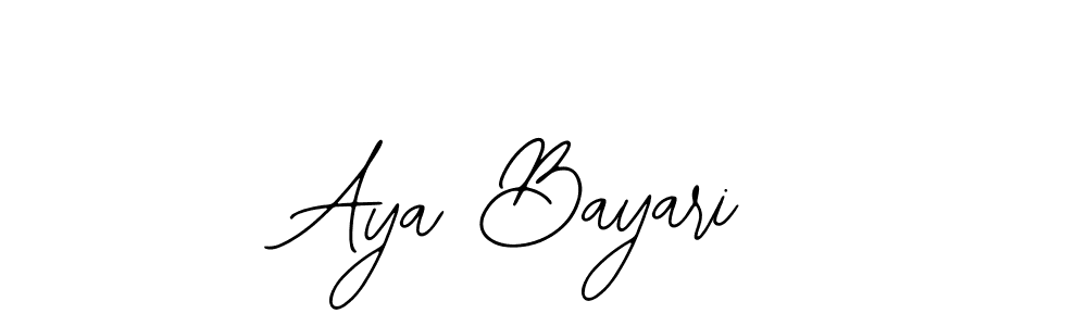 Create a beautiful signature design for name Aya Bayari. With this signature (Bearetta-2O07w) fonts, you can make a handwritten signature for free. Aya Bayari signature style 12 images and pictures png