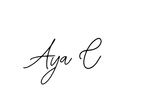 See photos of Aya C official signature by Spectra . Check more albums & portfolios. Read reviews & check more about Bearetta-2O07w font. Aya C signature style 12 images and pictures png