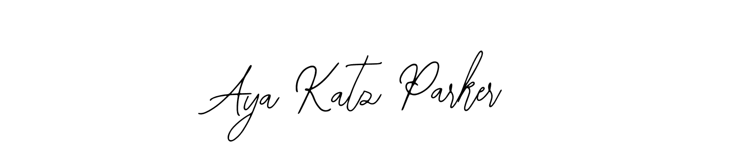 Use a signature maker to create a handwritten signature online. With this signature software, you can design (Bearetta-2O07w) your own signature for name Aya Katz Parker. Aya Katz Parker signature style 12 images and pictures png