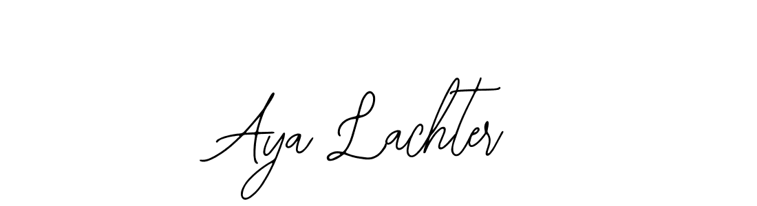 Similarly Bearetta-2O07w is the best handwritten signature design. Signature creator online .You can use it as an online autograph creator for name Aya Lachter. Aya Lachter signature style 12 images and pictures png